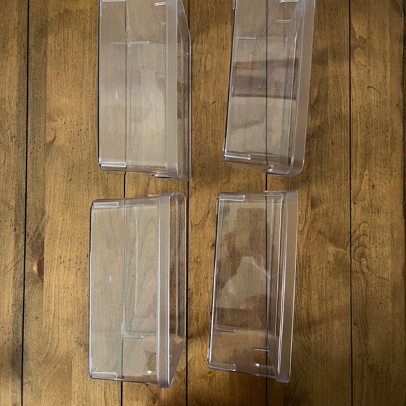 Set of 4 BINO Plastic Storage Bins Lucid Collection Size Small - Picture 4 of 5